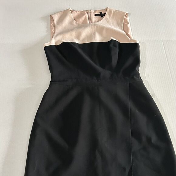 BCBG, Sleeveless, Color Block  'Tinna' Sheath Dress, sz 6 Chic, Glean, Minimal - Picture 3 of 4